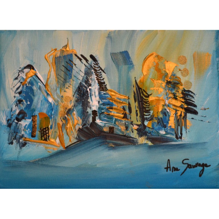 D'or et de bleu