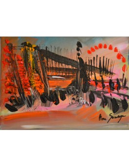 Hope - tableau contemporain colore