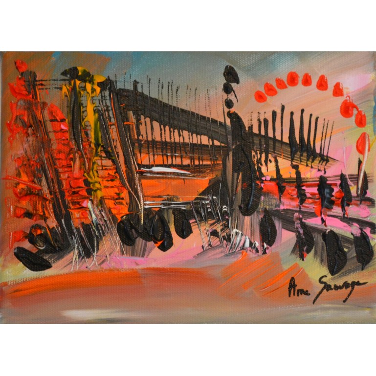 Hope - tableau contemporain colore