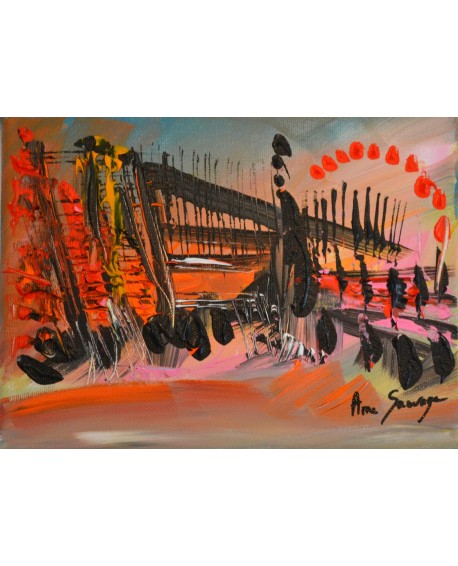 Hope - tableau contemporain colore