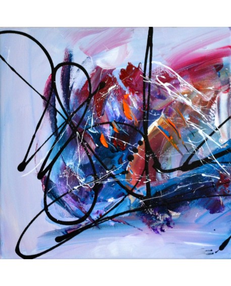 Purple - tableau triptyque violet