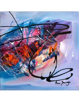 Purple - tableau triptyque violet
