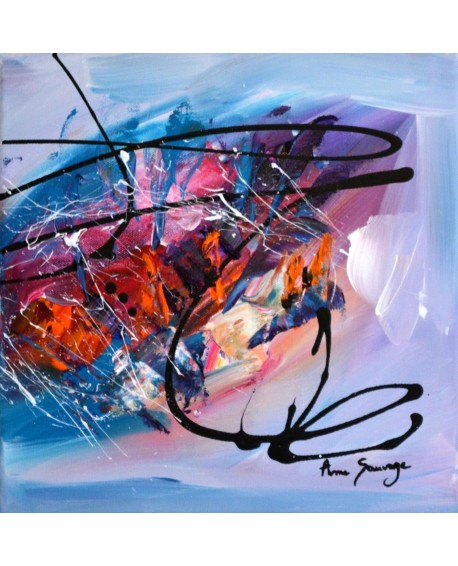 Purple - tableau triptyque violet
