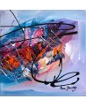Purple - tableau triptyque violet