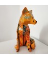 statue renard pop art