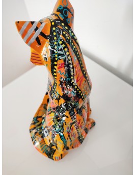 statuette renard moderne