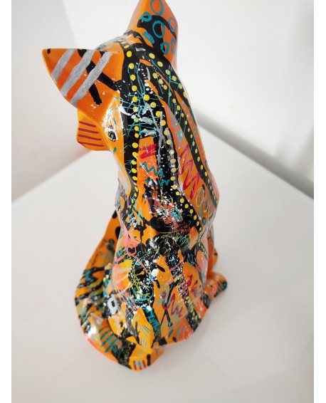 statuette renard moderne