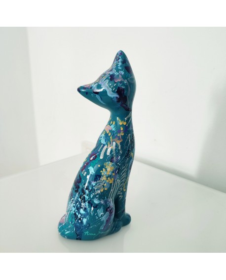 sculpture déco chat
