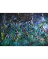 Peinture abstraite nature fleurs