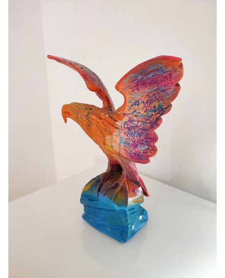 sculpture aigle royal pop art