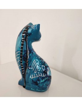 sculpture moderne chat art déco