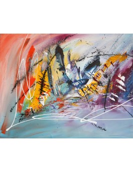 Quadriptyque multicolore