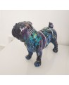 sculpture chien bouledogue