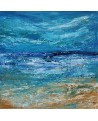 peinture abstraite mer