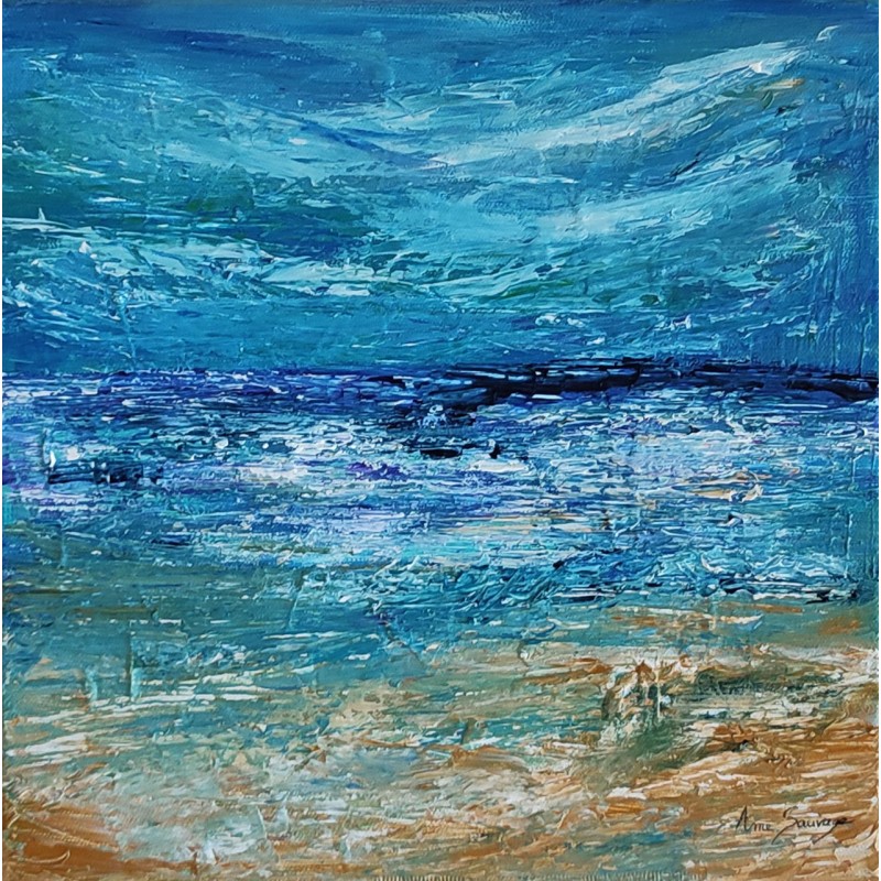 peinture abstraite mer