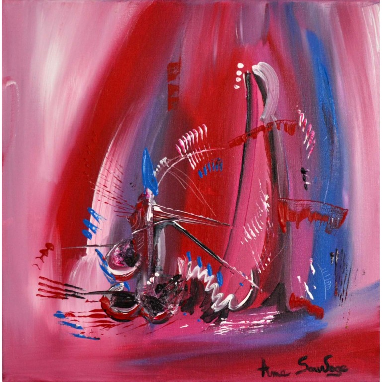 tableau abstrait sur toile