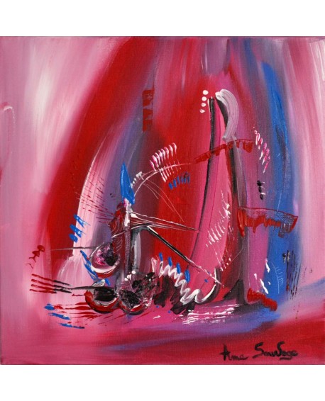 tableau abstrait sur toile