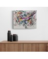 tableau abstrait coloré rectangulaire