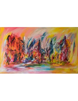 toile xxl multicolore