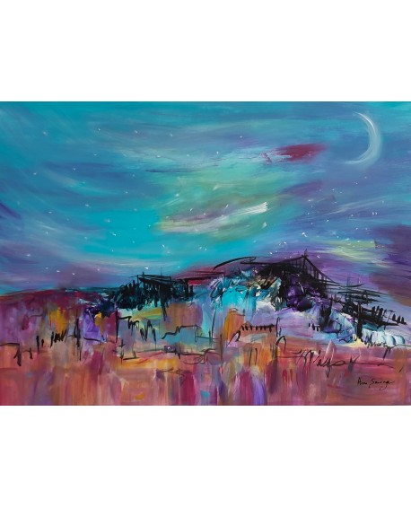 oeuvre d'art abstraite