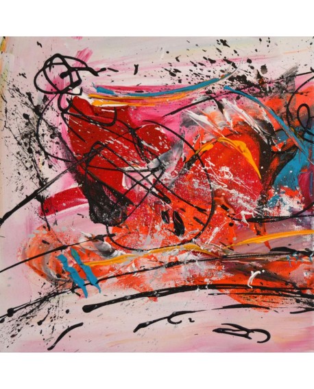 Peinture tryptique abstraite Art graphique