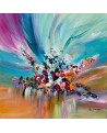 peinture abstraite colorée