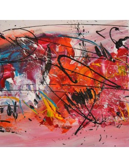 Peinture tryptique abstraite Art graphique