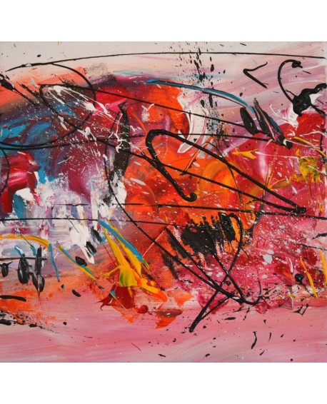 Peinture tryptique abstraite Art graphique
