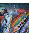 Cosmos - Peinture abstraite flashy et design