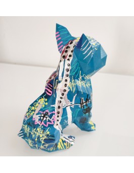 sculpture pop art bouledogue