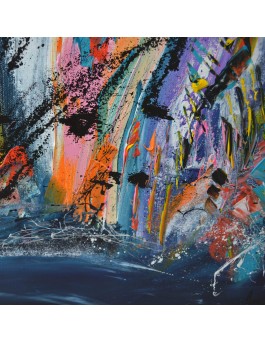 Cosmos - Peinture abstraite flashy et design