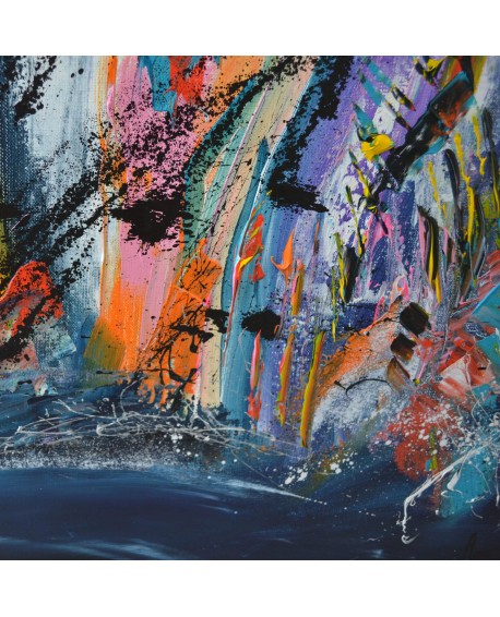 Cosmos - Peinture abstraite flashy et design