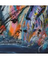 Cosmos - Peinture abstraite flashy et design