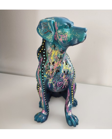 sculpture pop art chien