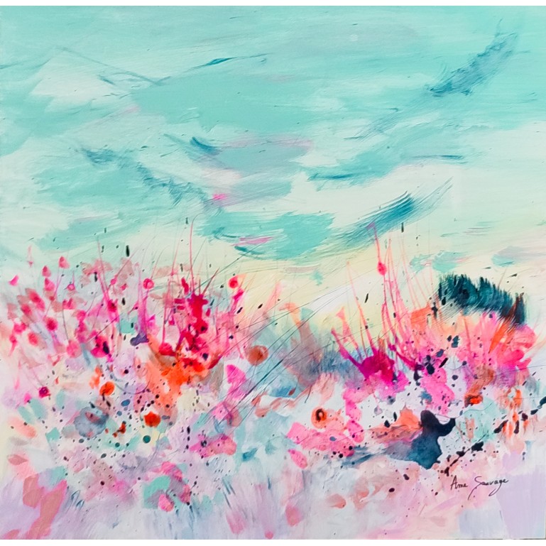 tableau abstrait contemporain