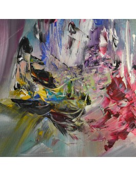 tabeau abstrait coloré