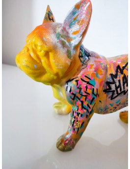 sculpture bouledogue