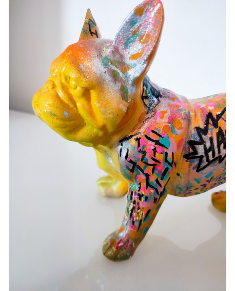 sculpture bouledogue