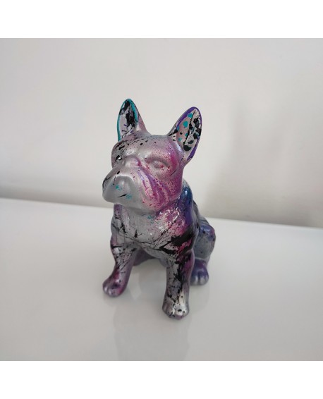 sculpture bouledogue pop art