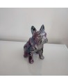 statue bouledogue pop art