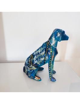 sculpture chien pop art moderne