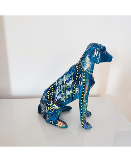 sculpture chien pop art moderne