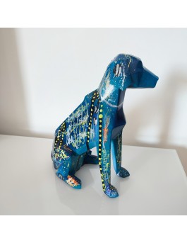 sculpture contemporaine chien
