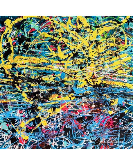 tableau abstrait reliefs matières