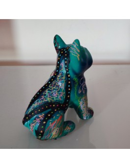 statue bouledogue pop art