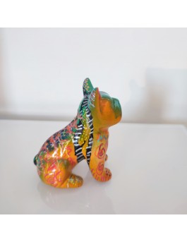 sculpture pop art bouledogue