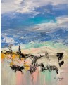 tableau au couteau sur toile