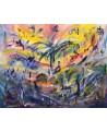 grand tableau moderne abstrait