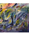 grand tableau abstrait moderne