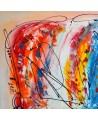 grand tableau moderne multicolore